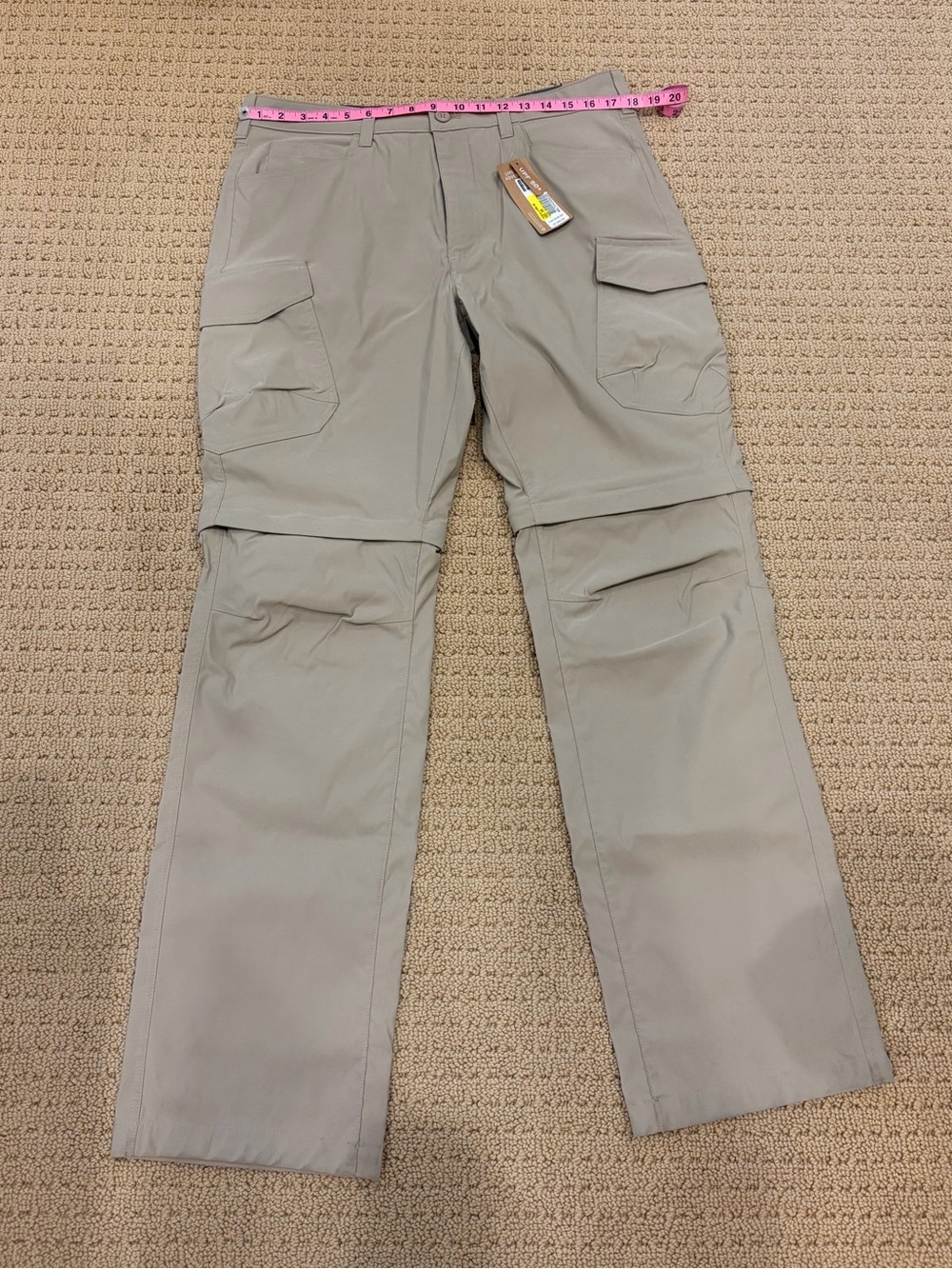 Eddie Bauer Men's Convertible Cargo Pants - Khaki